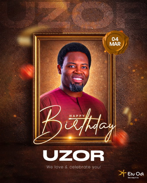 Happy Birthday to the our one in a million, top of the Line CEO and FOUNDER. A winner in every way. Thank you so much sir for ALL that you do. You are loved and cherished by many. Please take a moment of your time and send well wishes to make his day special. @uzomao 

#happybirthday #birthdayman #manofthehour #etuodicommunications