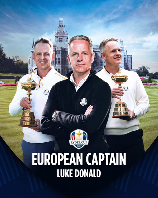 Captain of a Century 🫡

Luke Donald returns for a third consecutive Team Europe captaincy.
