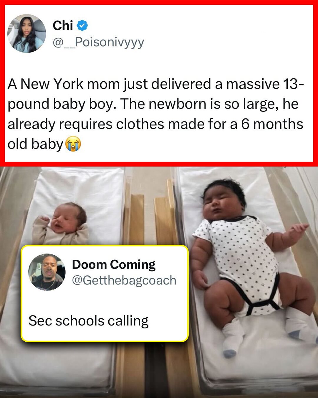 With the first overall pick in the 2048 NFL Draft… 😳

(Via _poisionivyyy gamecockwill69 ojphilly/X)