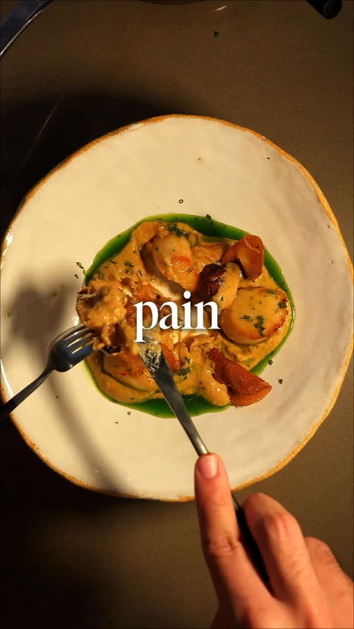 I wrote this after reading a piece exploring authenticity in British/Chinese takeaway culture written by @milllie.h in ‘Golden’.

We’re taught that great art comes from pain.  But food complicates that. Because for so many, cooking wasn’t expression. It was the quickest way to earn, to belong, to survive in a country that kept you at arm’s length.

Entire cuisines here were shaped less by purity than by pressure. And maybe the quiet miracle is something that began as necessity now gathers us willingly.

Bon Appetit or 吃好喝好 - have it your way.

Scallop with miso butter and Jerusalem artichoke puree.

#cooking #culture #scallop #gastroart #pain