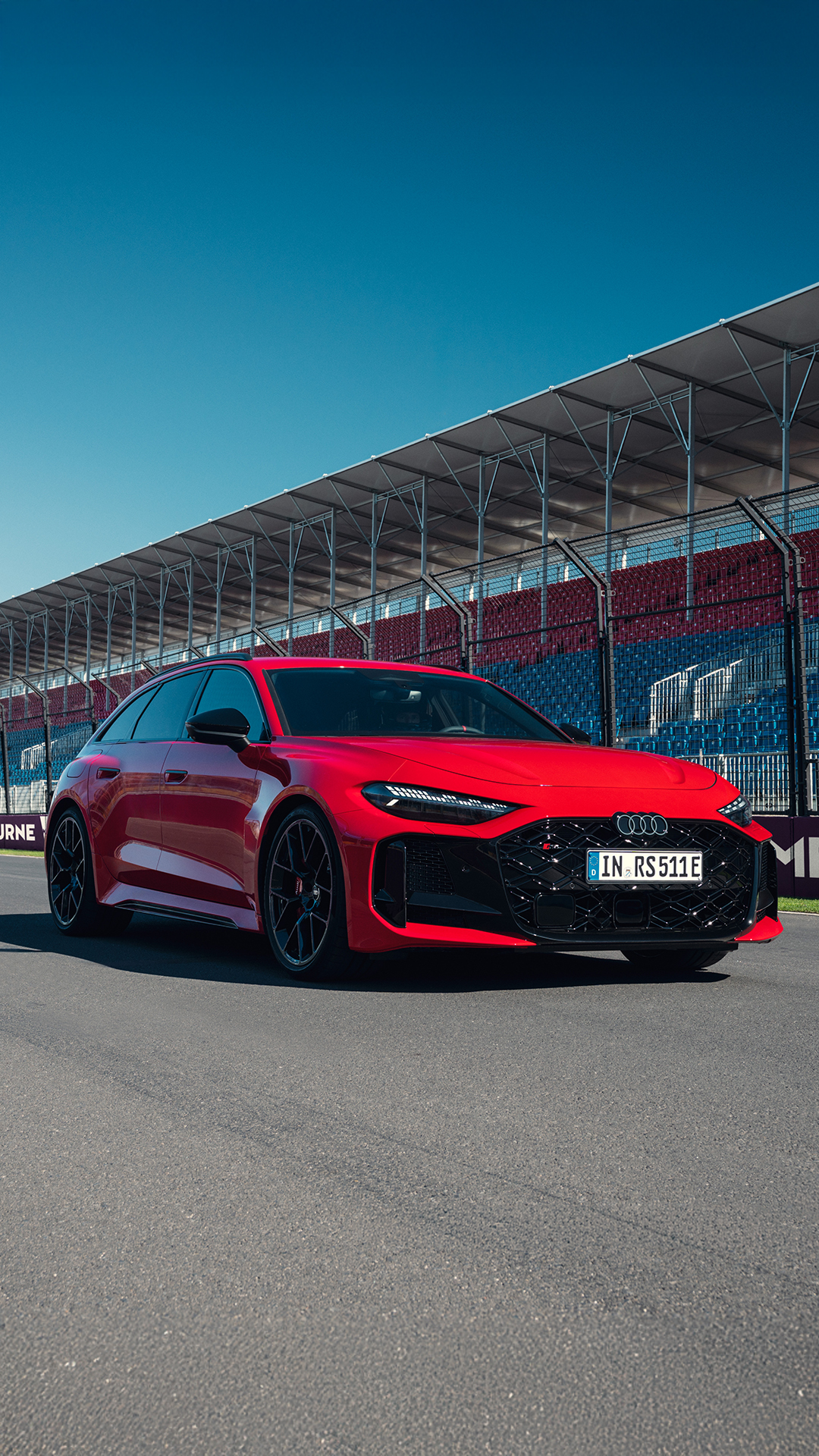 High noon in Melbourne. ☀️​⁣
An empty Albert Park Circuit.​⁣
One lap. ​⁣
​⁣
The Audi RS 5 Avant takes on the Albert Park Circuit ahead of the 2026 Formula 1® season opener. ⁣
⁣
#Audi #VorsprungDurchTechnik #AudiRS5Avant #Melbourne #WeRaceForProgress⁣
-----⁣
Audi RS 5 Avant: Fuel consumption combined (weighted) in l/100 km: 4.5-3.9 (preliminary); Power consumption combined (weighted) in kWh/100km: 18.7-17.8 (preliminary); CO₂ emissions combined (weighted) in g/km: 102-88 (preliminary); CO₂ class combined (weighted): C-B (preliminary); Fuel consumption with discharged battery in l/100 km: 10.2-9.6 (preliminary); CO₂ class with discharged battery: G (preliminary).​⁣
---​⁣
​Closed circuit, professional driver. Do not attempt. ​⁣
Optional equipment available at an additional charge.​⁣
The RS 5 is a production vehicle that is designed to be used on a public road.
