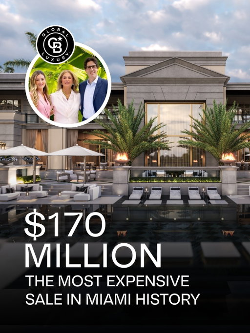 $170 million. Miami-Dade's most expensive home sale. Ever.

7 Indian Creek just closed, shattering the previous $120 million record and rewriting South Florida real estate history. The nearly 28,000-square-foot Ferris Rafauli-designed estate is still under construction and features a 200 feet of Biscayne Bay frontage, a 135-foot yacht dock and one of the most exclusive addresses on the planet.

Congratulations to @jillhertzberg, @dannyhertzberg and @hillaryhertzberg of Coldwell Banker Realty on closing the most significant residential transaction in Miami history.