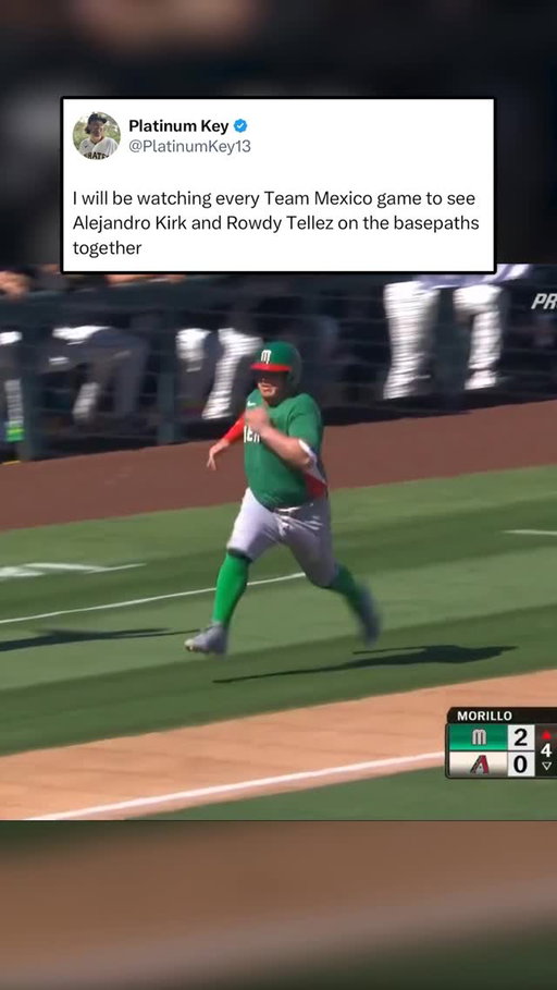 Alejandro Kirk and Rowdy Tellez scoring on the same hit is what makes this sport beautiful