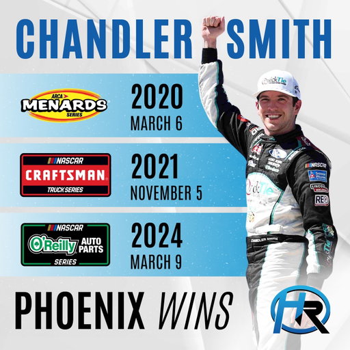Phoenix is his playground. He’s coming back in Hettinger colors 🏁 @csmith_racing @phoenixraceway 

#phoenixraceway #nascar #oreillyseries