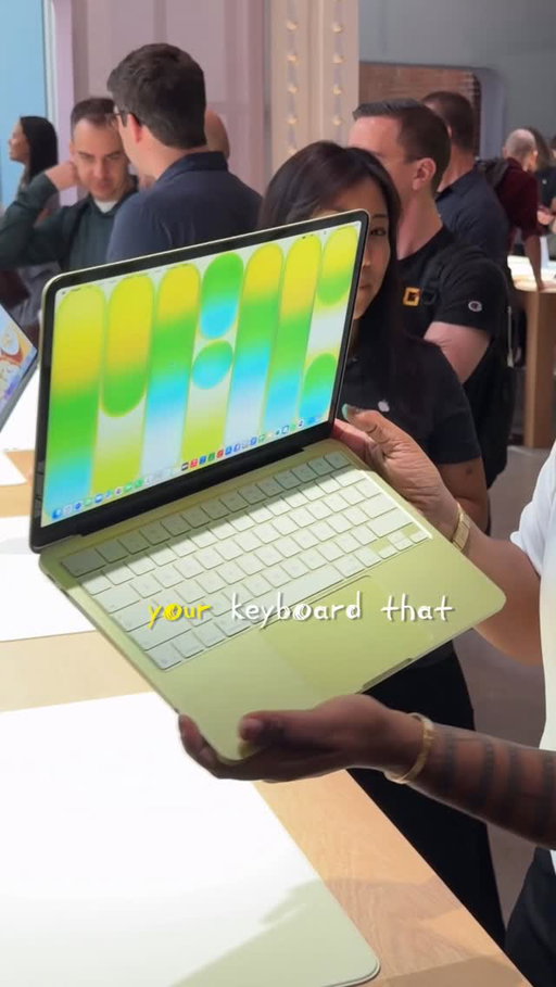 New MacBook Neo. This citrusy color is my fav. Which is yours?? 
.
.
.
.
#apple #macbook #macbookneo #tech #technology