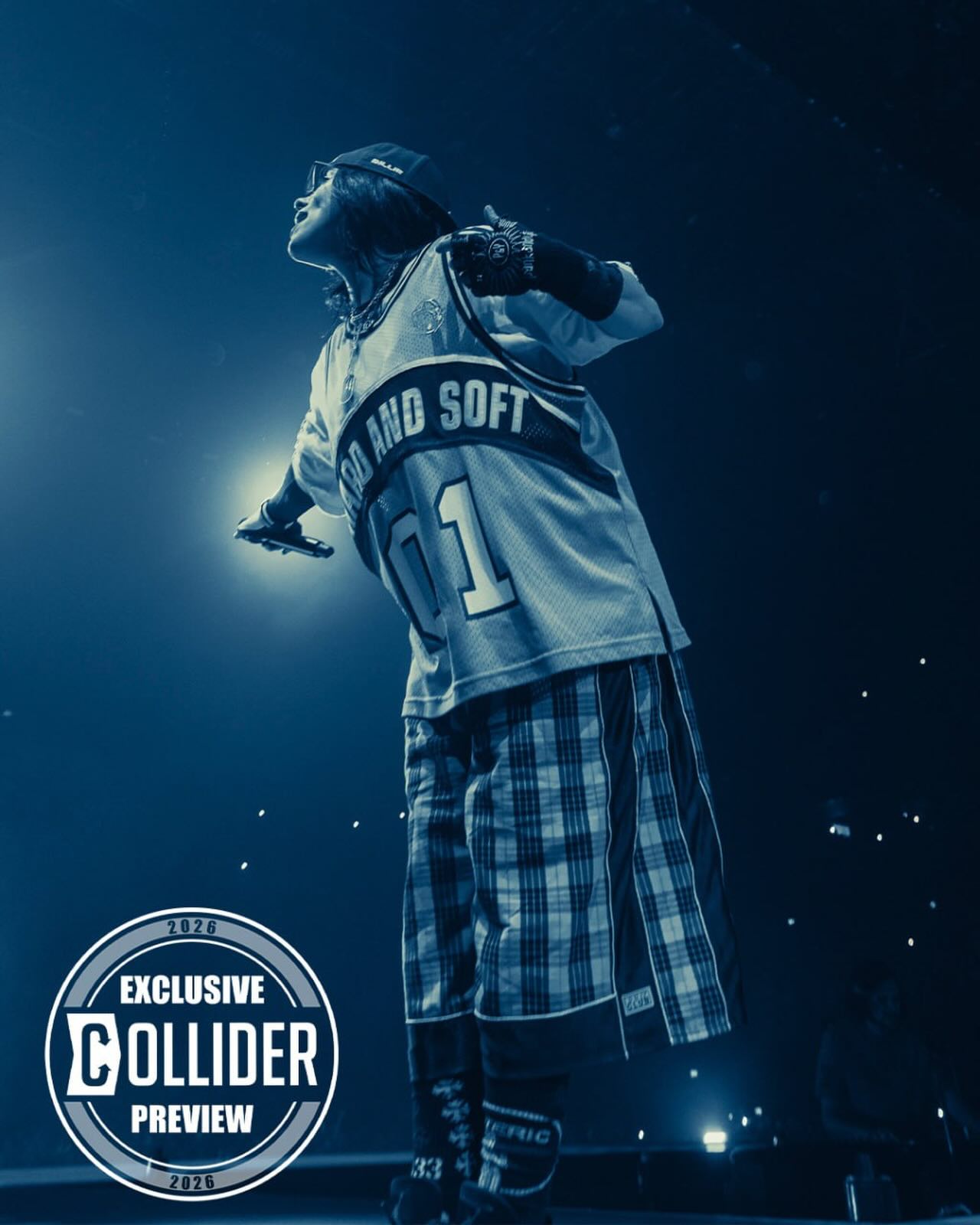 We’ve got your exclusive look at @hitmehardandsoftmovie

Captured during the Manchester performances of her sold-out world tour, this innovative new concert experience from co-directors @billieeilish and @jamescameronofficial hits theaters May 8th, 2026.