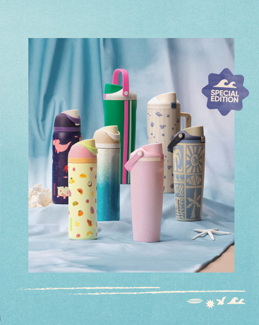 The names in this collection alone have us craving some beach time. 🏖️🐚⁣
⁣
Introducing the Birthday Beach Bash Collection—Rolling In, Coastal Bohemian, Just Ripe, Go Halvsies, Vintage Surf, Vacation Mode, and Coral Cabana. Six years of Owala, seven ways to sip paradise. ⁣
⁣
Bottles drop 10am MT, April 13. Which one is going to make it into your beach bag? 👀
