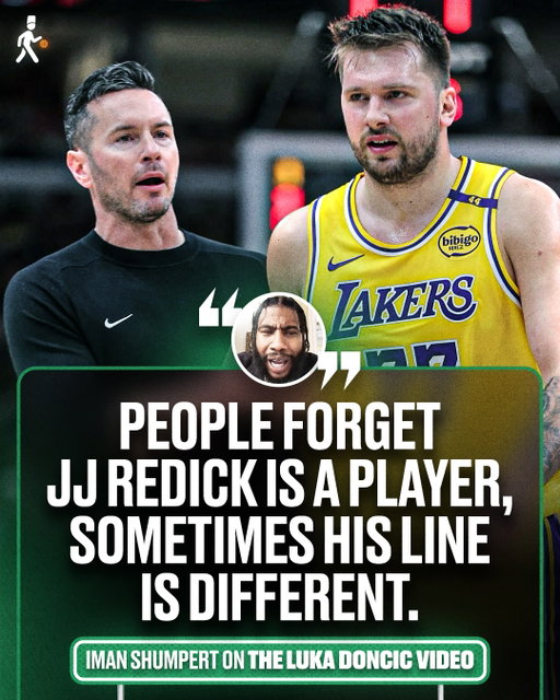 JJ Redick was a player in the NBA not too long ago, that's why when Luka's giving him a little attitude, it doesn't phase him. 😤

New episode is live on our Youtube! 💪