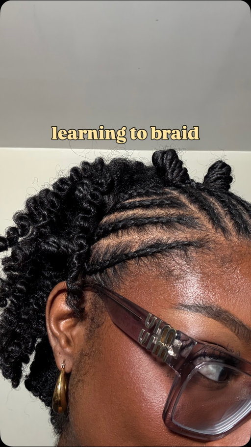 So this hairstyle almost took me out actually but we persevered! In the thick of it I’m always like “did I really voluntarily choose this battle??!” 😭 but then if 😅 and when I make it to the end it’s like alright maybe that wasn’t so bad and this is kind of nice 😀✨