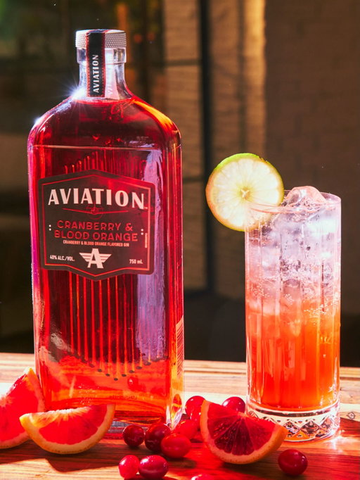 Our latest ginnovation has flavors so delicious, cocktails almost make themselves. Almost. Introducing Aviation Cranberry & Blood Orange Flavored Gin.