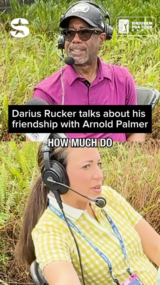 Darius Rucker, playing in the @apinv pro-am, talks about his friendship with Arnold Palmer:

“He was just a wonderful human being and cared so much about people. I was honored to call him friend.”