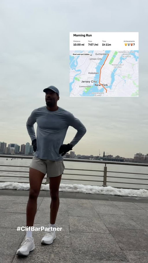 #ClifBarPartner @clifbar makes leaving a warm bed for 6 freezing miles in NYC feel like a semi-reasonable life choice🥶
.
if you want to train like ME, head to amazon and get 25% off your purchase of qualifying CLIF BAR product(s) at checkout with promo code CLIFFUEL25! 💪🏾
.
Offer: 25% off purchase of qualifying CLIF Bars at checkout on Amazon with promo code CLIFFUEL25. Ends 06/30/26 at 11:59 pm PT. Code is 1-time use only. You pay tax/shipping. 50 U.S./D.C 18 yrs+. Offer subject to Official Terms and Conditions; see link in bio. Void where prohibited. ✅