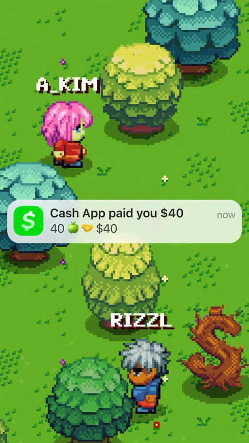 In Cash Apples, money grows on trees. You just gotta shake ‘em until you find golden apples. Play live starting March 9th at 4pm ET and you could earn real cash. Sign-up now at cashapples.com🍎

-

Players under 18 must opt into the Cash Apples campaign within Cash App to receive payment. Without opting in, you won’t get paid. Get started: https://bit.ly/applesoptin

Terms & Conditions: bit.ly/cashapples. Residents of New York state under 18 years old are ineligible to play and earn prize money.