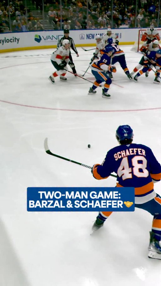 Mathew Barzal (@barzal97) and @matthew.schaefer48 are an absolute treat to watch out there for the @nyislanders 😍
