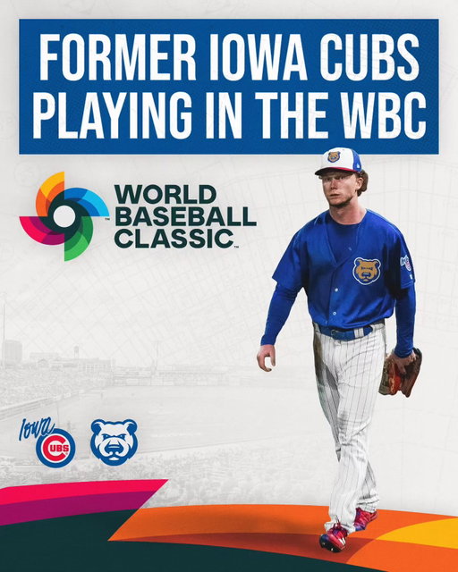 Did you know these players once suited up for the Iowa Cubs? Now they’re competing in the World Baseball Classic!

Catch the first USA game on Friday, March 6 against Brazil!

#iowaaa #IowaCubs #mlb #wbc #worldbaseballclassic