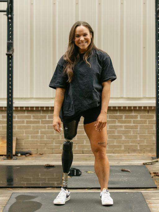 About 10 years ago my bro-in-law suggested I take off the flesh-colored, cosmetic cover off my prosthesis to show the hardware of it, and I laughed. I said I didn’t think I’d be able to do it because I was too self-conscious.

Crazy, WILD journey since then. To think the limits I had built up were really from my mind, rather than the leg.

Ya ain’t stuck, folks. 🤌 

📸: @angeleaphoto