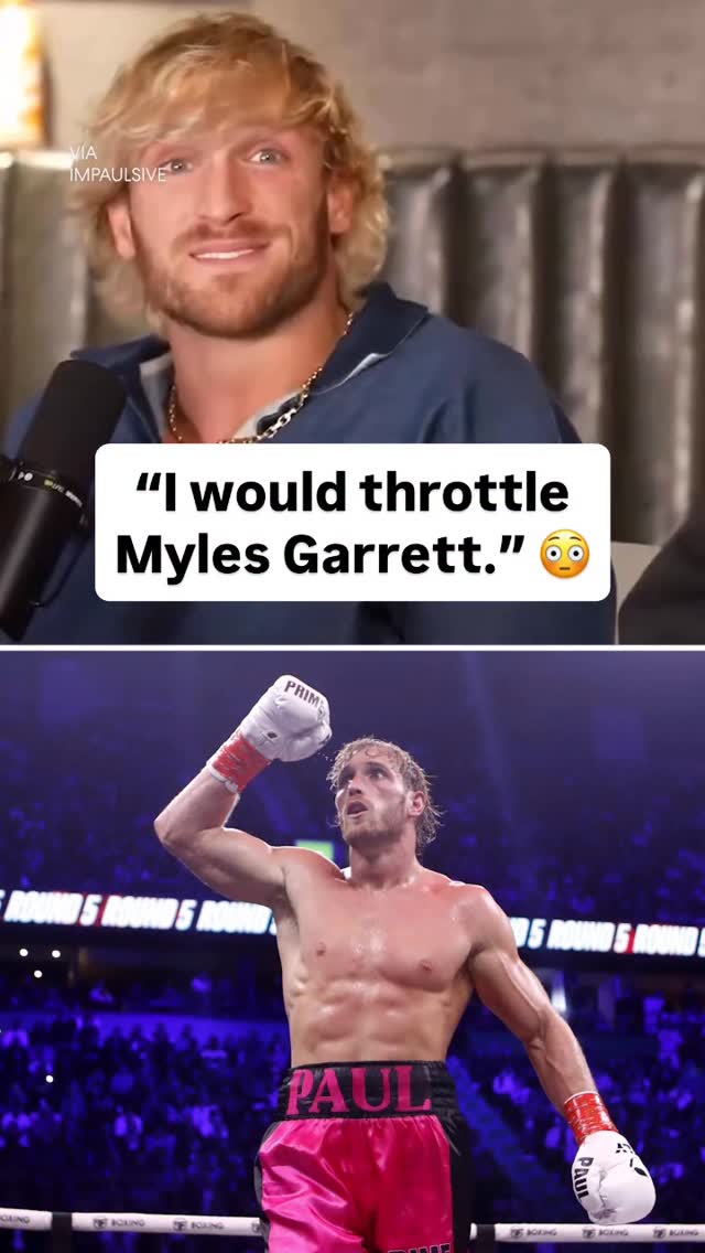 Logan Paul believes he can beat any football player in a boxing match 😅 (via Impaulsive)