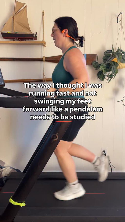 I had one of my kids get this video of me running because I was like omg I got it and need proof that my form is on point 😩 I now have proof of something and it’s that my form is  in fact NOT on point
