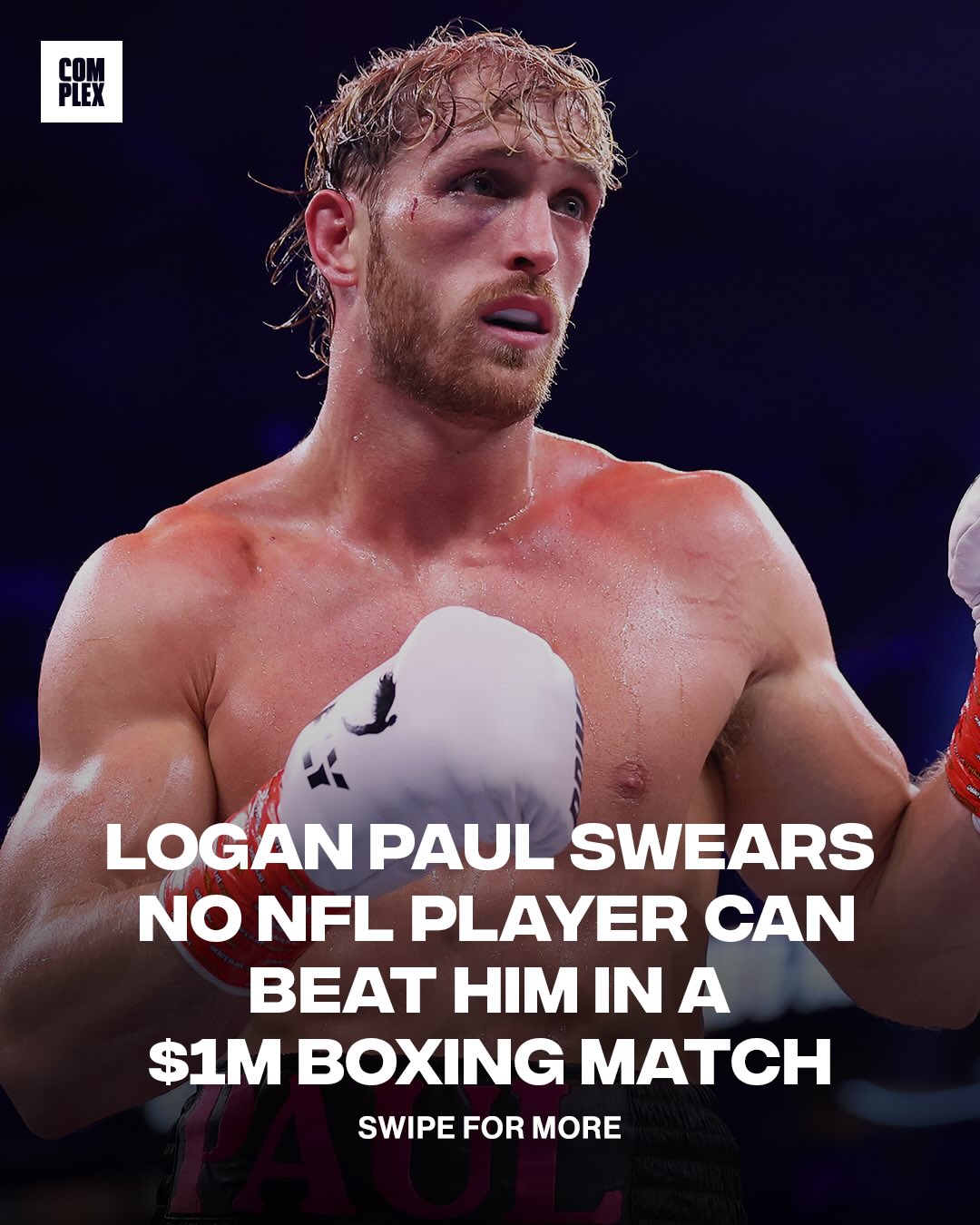 Logan Paul basically said not a single NFL player can see him from the shoulders 👀🍿

(Via: @impaulsiveshow)