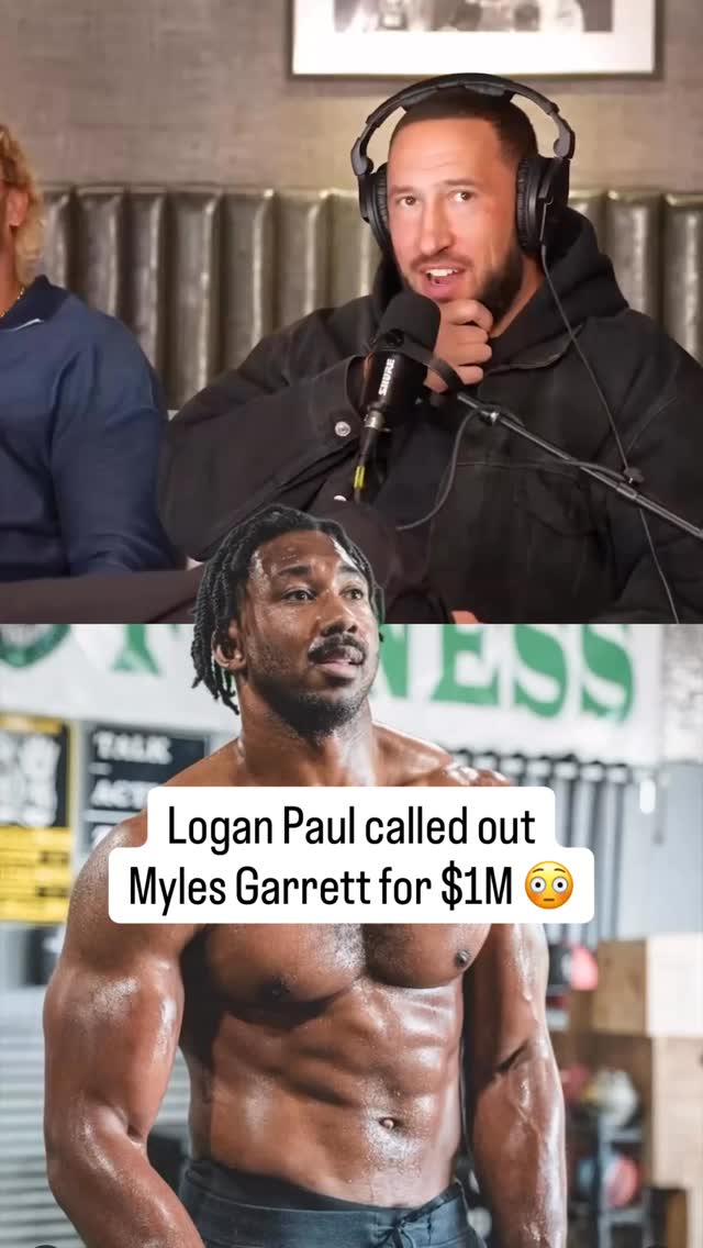 Logan Paul called out Myles Garrett — actually ANY NFL player — to a boxing match for $1 million 😳

(🎥: @happypunch, @loganpaul @flash_garrett)