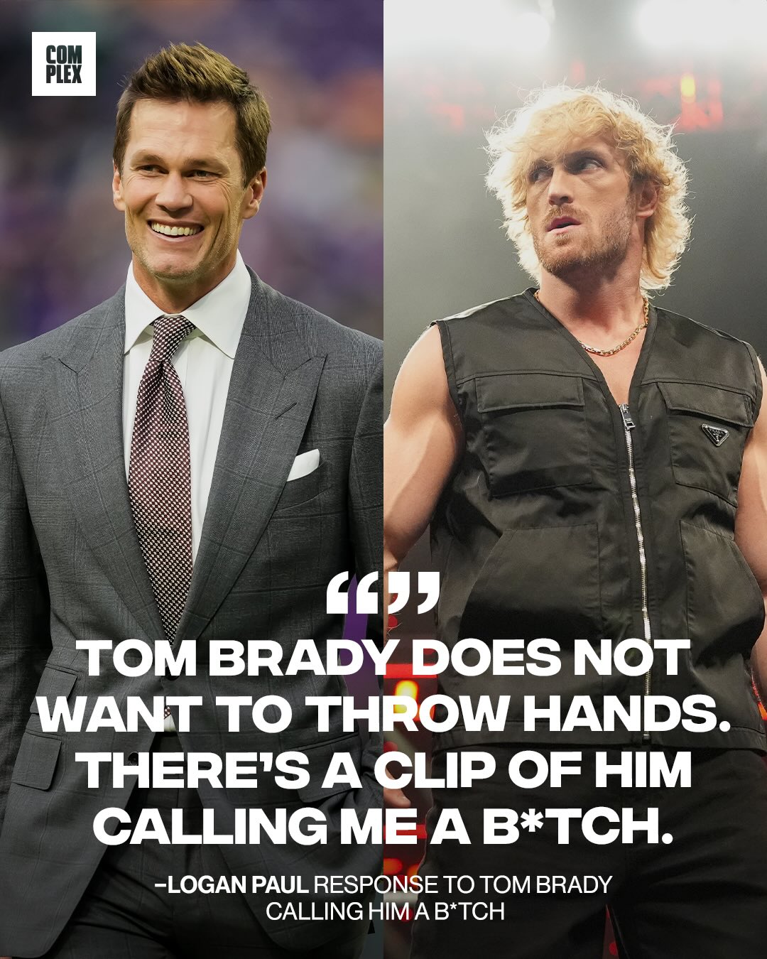Tom Brady and Logan Paul have more words for each other 👀🍿

(Via: @impaulsiveshow + @tombrady)