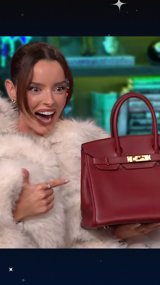 ROB RAUSCH DELIVERS. Meet Maura Higgins’ new Birkin 🫶 #WWHL #TheTraitors