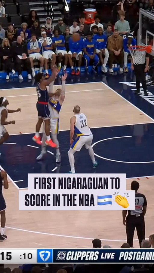 First @nba points for @norchad_omier (& Nicaragua) 🇳🇮👏