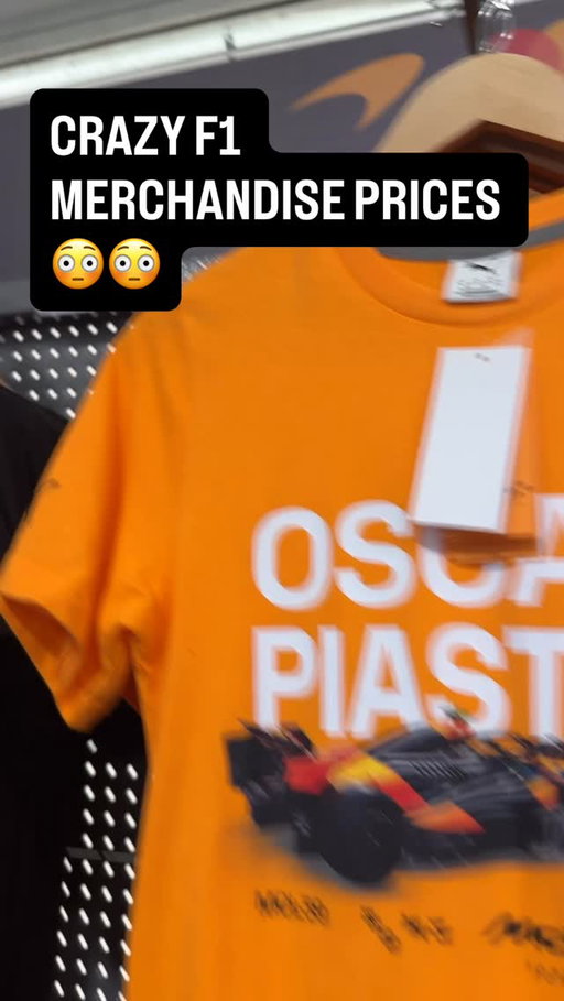 F1 merchandise prices are RIDICULOUS  #F1 #merch #cost #price #crazy