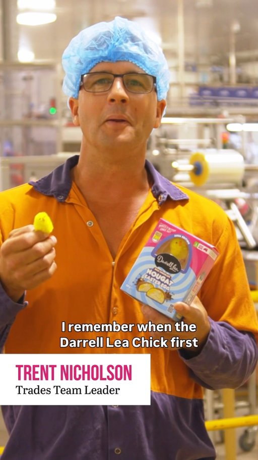 This Easter, we’re bringing back a fan favourite. 🐣​

Our iconic fluffy Chick has officially returned to our Darrell Lea Nougat Easter Eggs.​

Loved by generations of Aussie families, you can now collect the fluffy Chick in yellow, pink or blue - adding a little extra joy to your Easter celebrations.
​
🛒 Available now at leading supermarkets.​

#DLChickIsBack #DLMakesItBetter #Easter #Chocolate