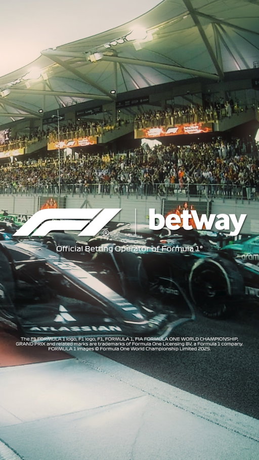 Betway is stepping onto the grid as the first Official Betting Operator of Formula 1 🏎️

Pole position secured. Throttle engaged. Lights out... See you on the podium!

#YouCanBetOnIt | #FeelTheAction | 18+ | GambleAware.org | @f1