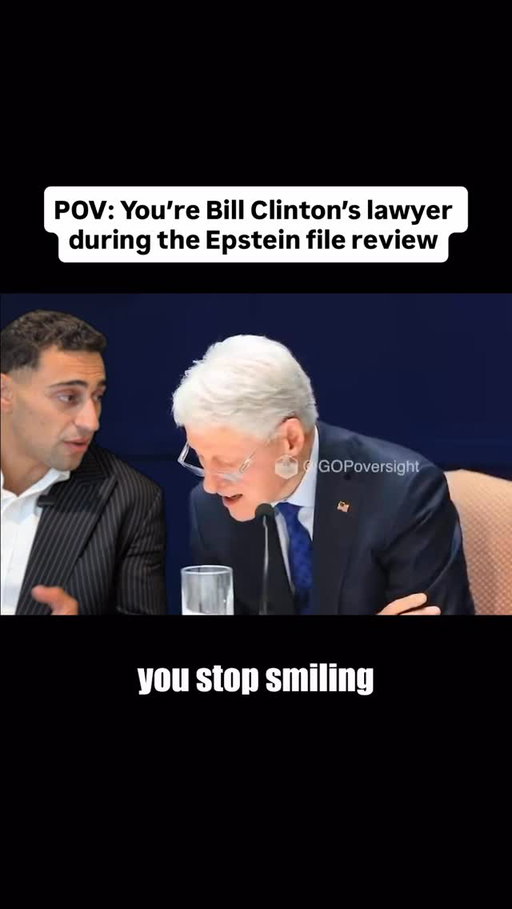 POV: You’re Bill Clinton’s lawyer during the Epstein file review #billclinton