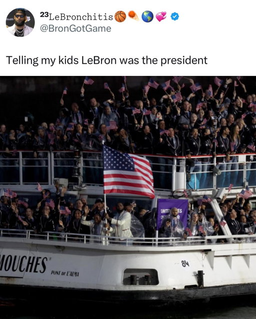 Follow @hoopsnation for the best 🏀 content in the 🌎

The LeBron Olympic memes were elite 😭