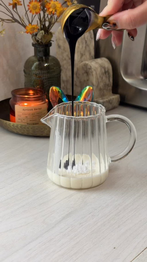 Here’s how you can make the new Starbucks Iced Ube Coconut Macchiato at home 🥥🌴

The Recipe + Ingredients: 
• Prepare your Cold Foam by combining 3 Tbsp Heavy Whipping Cream, 1 tsp Powdered Sugar, 1/2 Tbsp Ube Creamer (or 2-3 drops Ube Flavoring). Mix this with your handheld frother until you have soft peaks.
• In a cup over ice, add your milk (I used whole milk)
• Add in 1 Tbsp Coconut Syrup (I don’t have coconut syrup so I used 2 Tbsp @chobani Toasted Coconut creamer)
• Layer on a double shot of espresso 
• Add your Ube Cold Foam 
• Garnish with Toasted Coconut Flakes (I made these at home by toasted some sweetened coconut flakes on the stovetop)

ENJOY!!! This was such a yummy drink and worth the extra effort to enjoy it at home. Let me know if you end up trying it yourself 💜

#starbucksathome #ubelatte #icedmacchiato #icedlatte #starbucksdupe