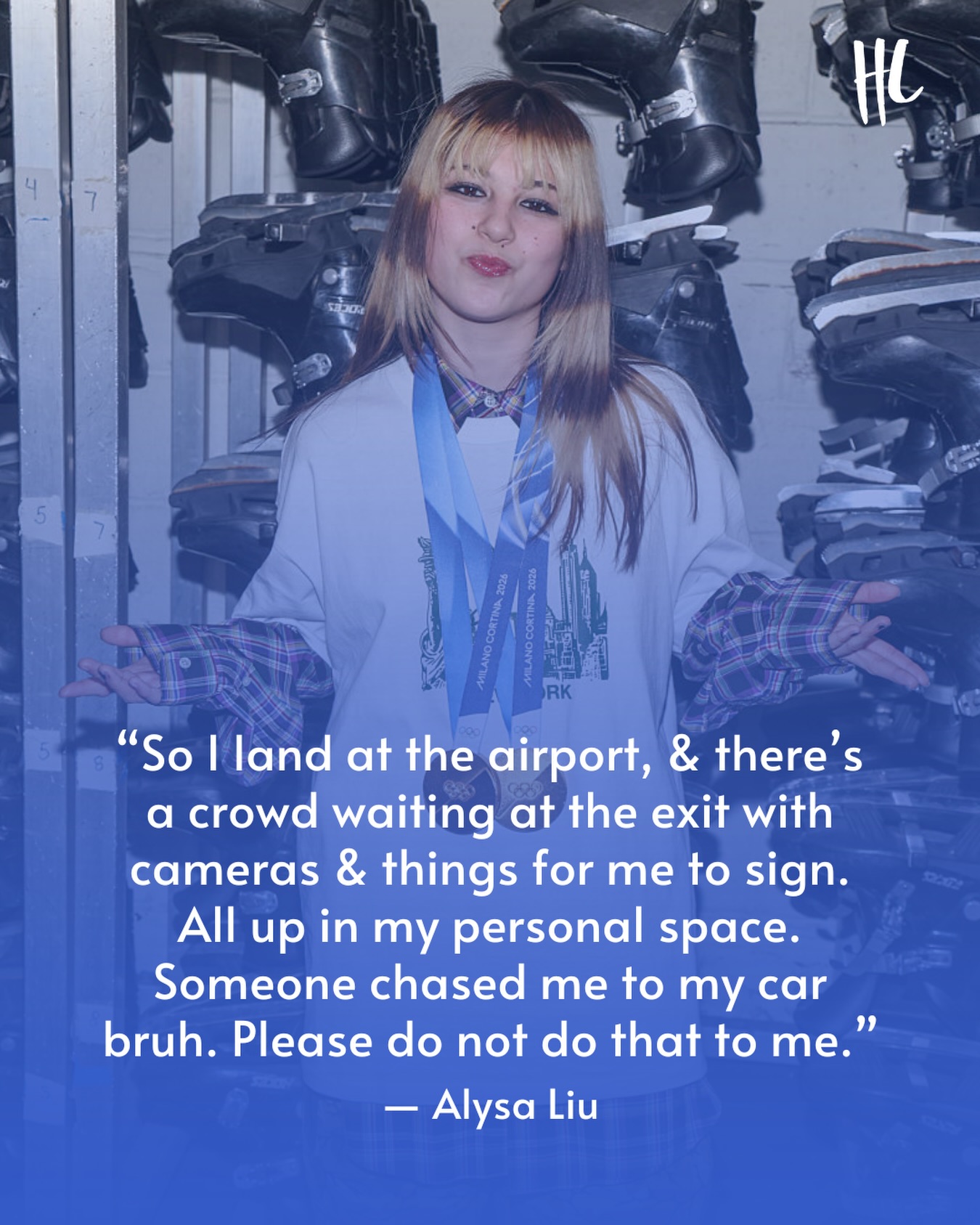 Alysa Liu has addressed being recognized in public on her Instagram Stories.
(📸: Getty Images)