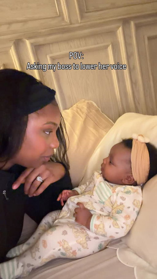 Did I hear her right? Do we think she accepted this request? 🙃😩 When it’s time for big brother to go down, she thinks it’s time to exercise her vocal cords. 🤭
