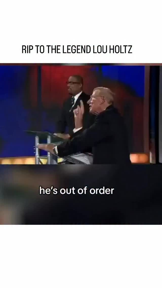 👉 follow @collegefootball for more news & highlights 

Did college football just lose a legend?

Lou Holtz Era Was Elite

From the debates with Mark May to the unforgettable moments on set, college football Saturdays will never feel the same without Lou Holtz going at it.