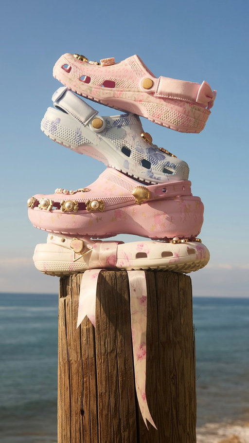 T-1 HOUR until Crocs x LoveShackFancy is live 🐊🎀 GET READY !!!
