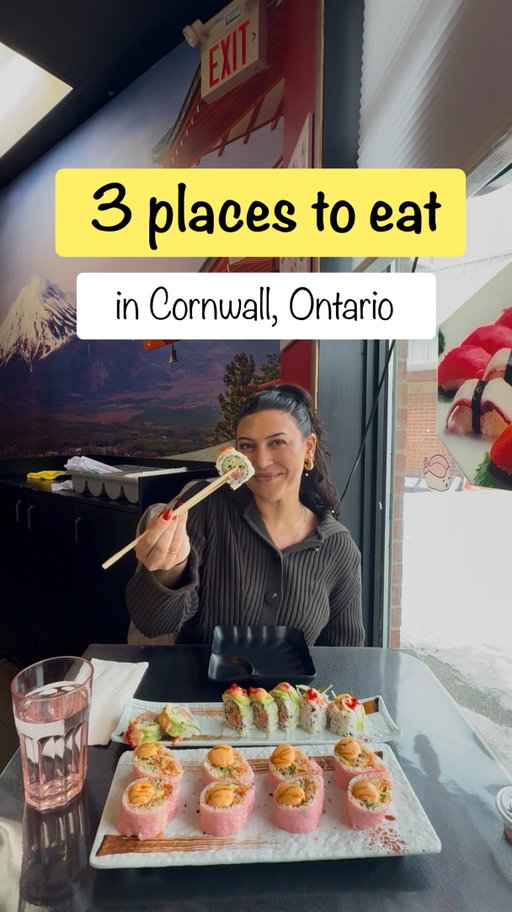 This is your sign to take a break from the city, make your way to Cornwall in South Eastern Ontario, and eat your way around! 😍 Just over an hour away from Montreal, this is a great day trip and something different to do over the weekend with family or friends!

Where we ate:
📍Thum’s Kitchen
📍 Love Sushi
📍 @wowindiarestaurant 

Enjoy my fellow foodies 🫶🏼

@southeast.ontario #ad #SouthEasternOntario
@cornwalltourism