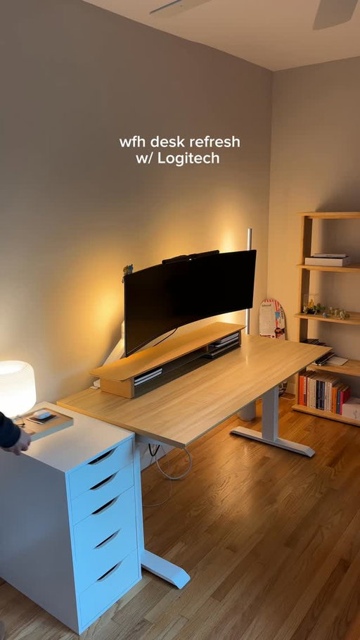 Wfh desk refresh in honor of International Wellbeing Month @logitech IWMDPCERGO10 for 10% off #logiergoseries #ritualrescue #internationalwellbeingmonth #desk #desksetup