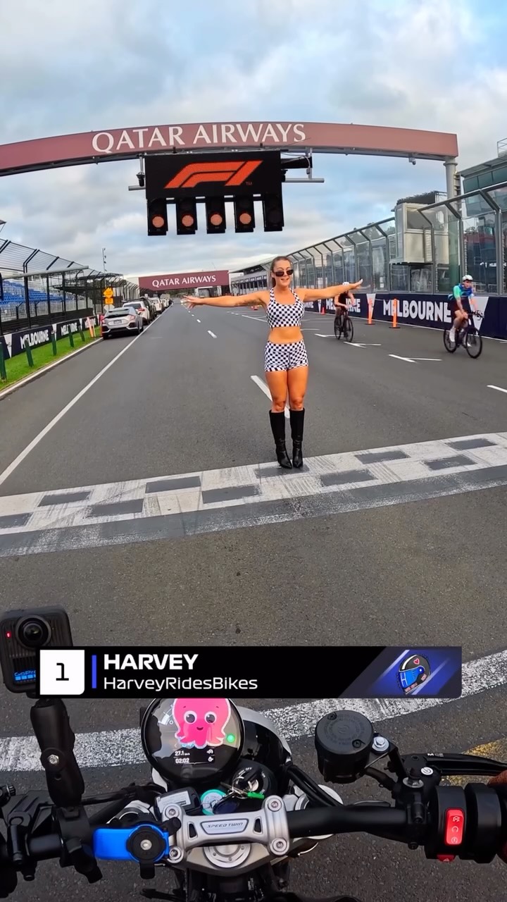 Huge win for me 🖤

Thanks to everyone back in the factory for all their hard work and of course.. all the fans who came out and witnessed me secure the win.

Those Lycra bois put up a tough fight but they were no match for the whizziest boi in the world 🌍 🌚

By the way.. you can just drive round Albert Park.. it’s just a normal road 😮

Love you x

.

#harvey #harveyridesbikes #f1 #albertpark #whizzyboi