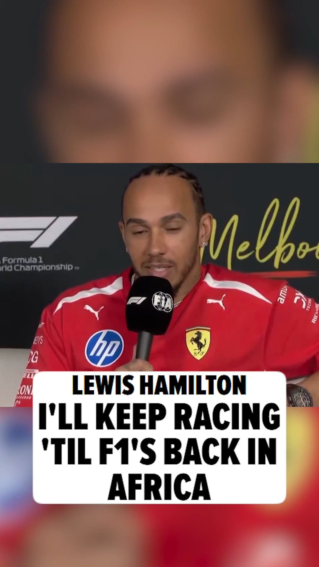 🏎️🏁 Lewis Hamilton is entering his 20th season in Formula One, but he says he's not considering retirement until he accomplishes one more milestone -- competing in Africa.

The full story at the link in bio.