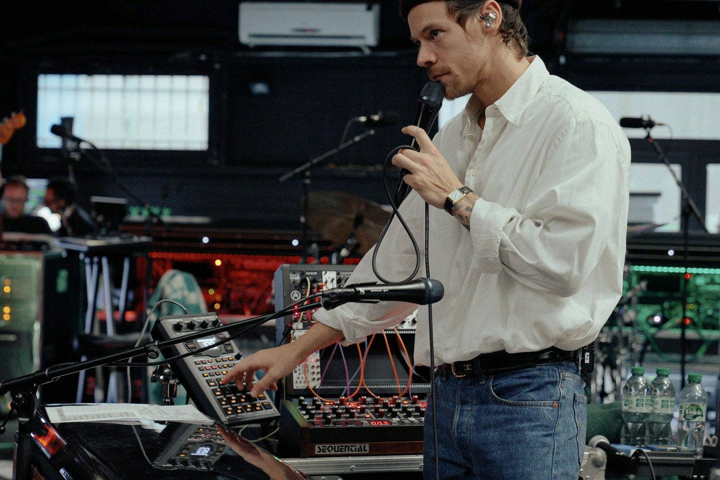 Rehearsals.

Harry Styles. One Night In Manchester. Premieres March 8 at 7pm GMT/12pm PT on Netflix.