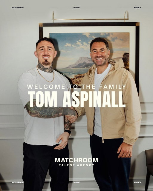 Welcome to the team UFC Heavyweight Champ  @tomaspinallofficial - Time to get what’s yours 👑 @matchroomtalentagency 🚀