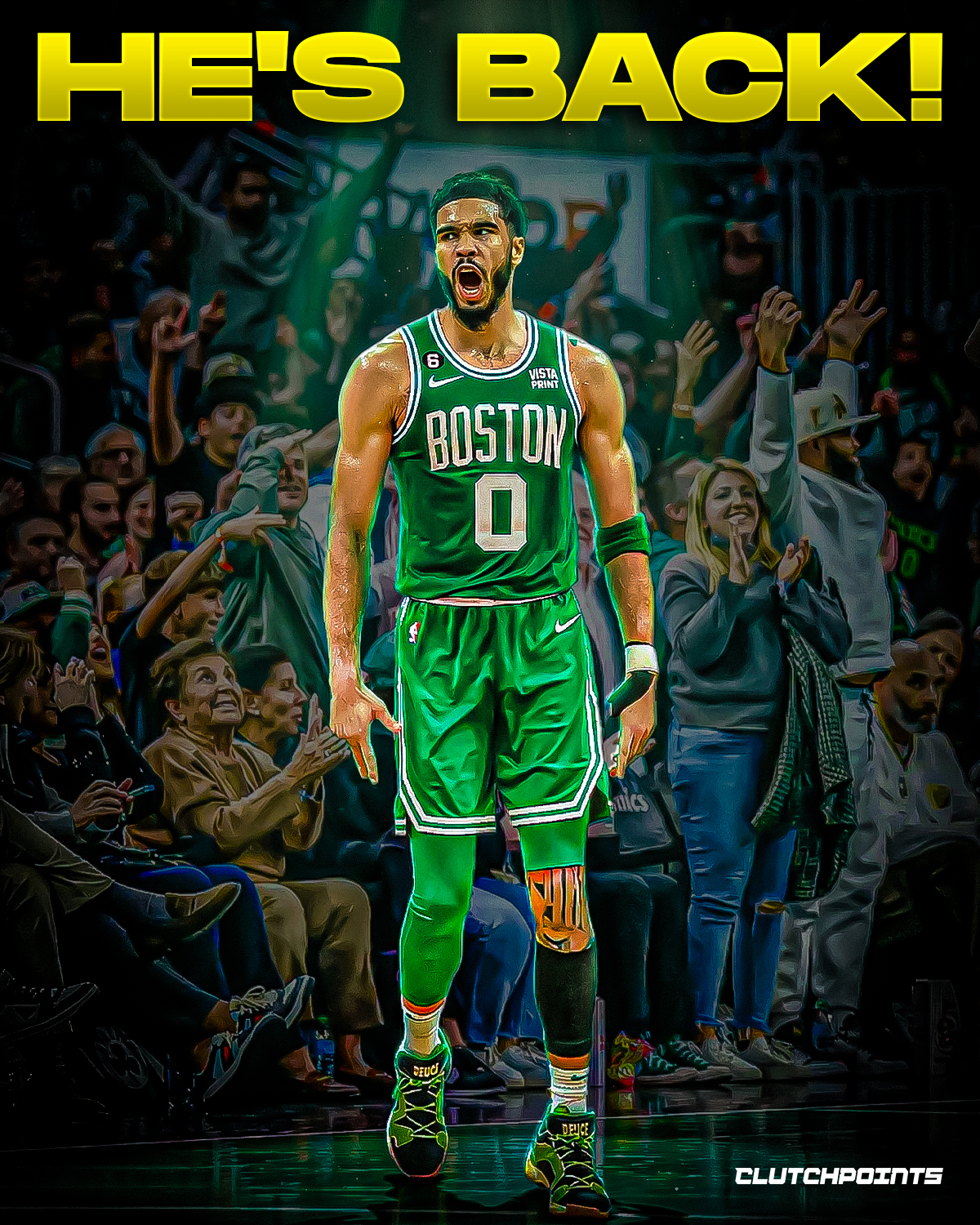 [BREAKING] Jayson Tatum will play this season and could make his debut on Friday against the Mavs.

Tatum is back less than 10 months after surgery for a ruptured Achilles tendon 😤