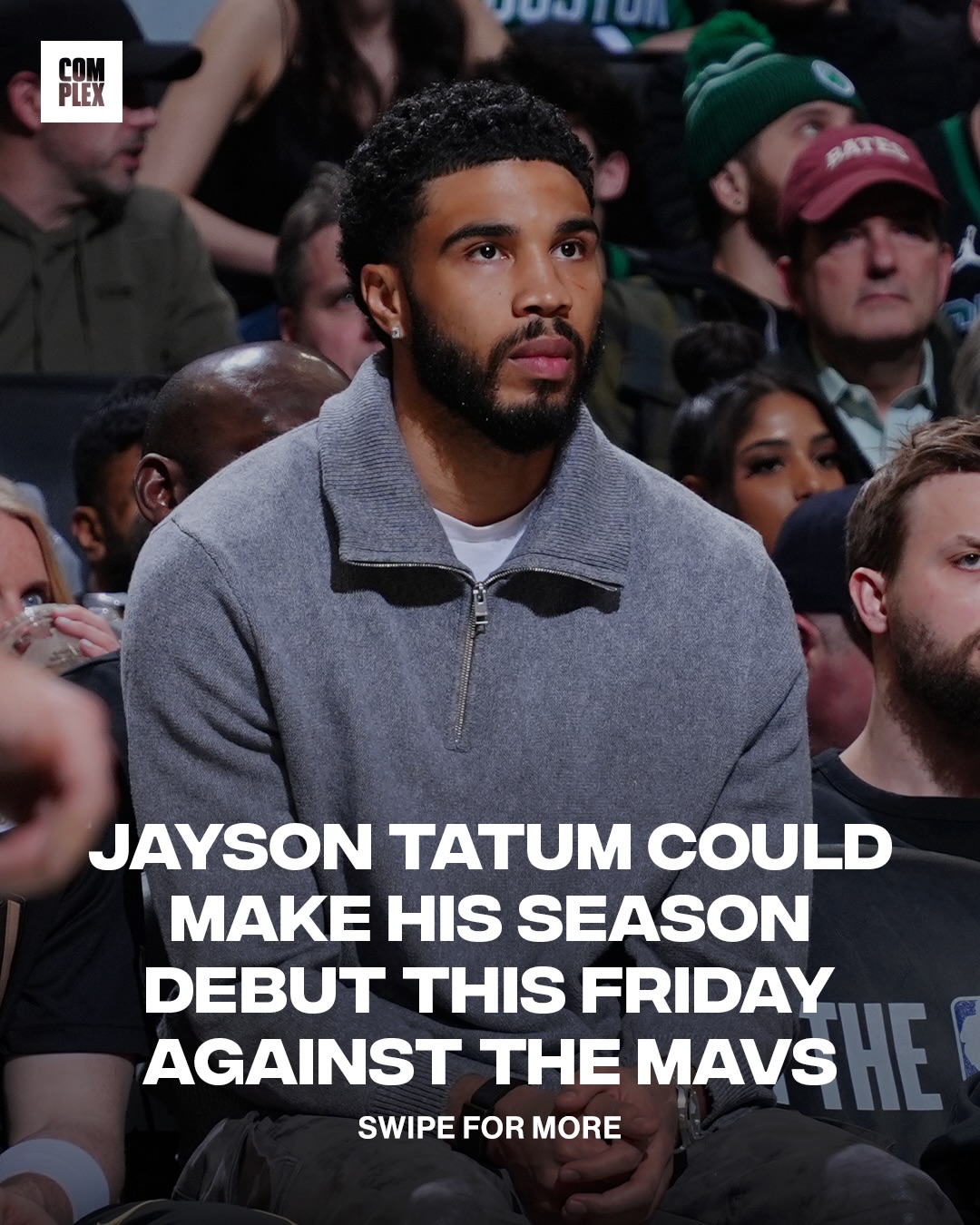 Less than 10 months after ruling his Achilles tendon, Jayson Tatum could be back Friday 🤯

(via @shams)