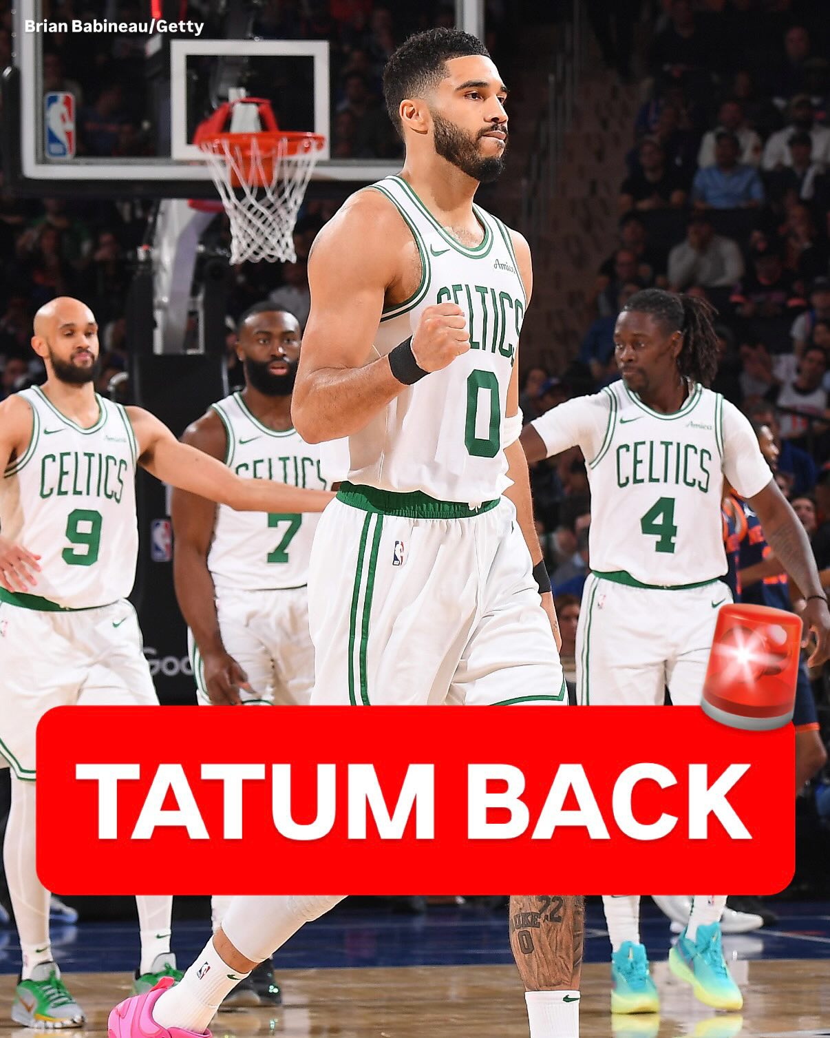 JAYSON TATUM COULD MAKE HIS RETURN ON FRIDAY OMFG 🤯🤯🤯 (per @shams)