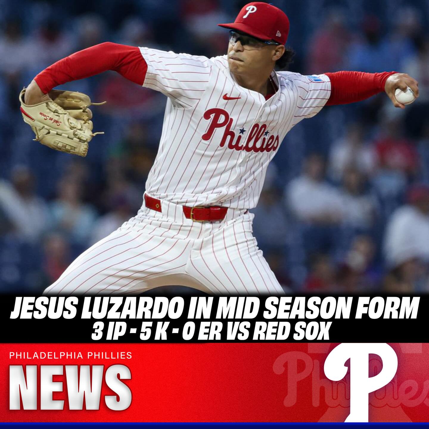 Jesus Luzardo looks ready to lead the National League in strikeouts again. Back-To-Back strikeouts on the ABS challenge from JT Realmuto. Luzardo went 3 Innings, struck out 5 and gave up 0 against the Boston Red Sox this afternoon. #Phillies #Spring