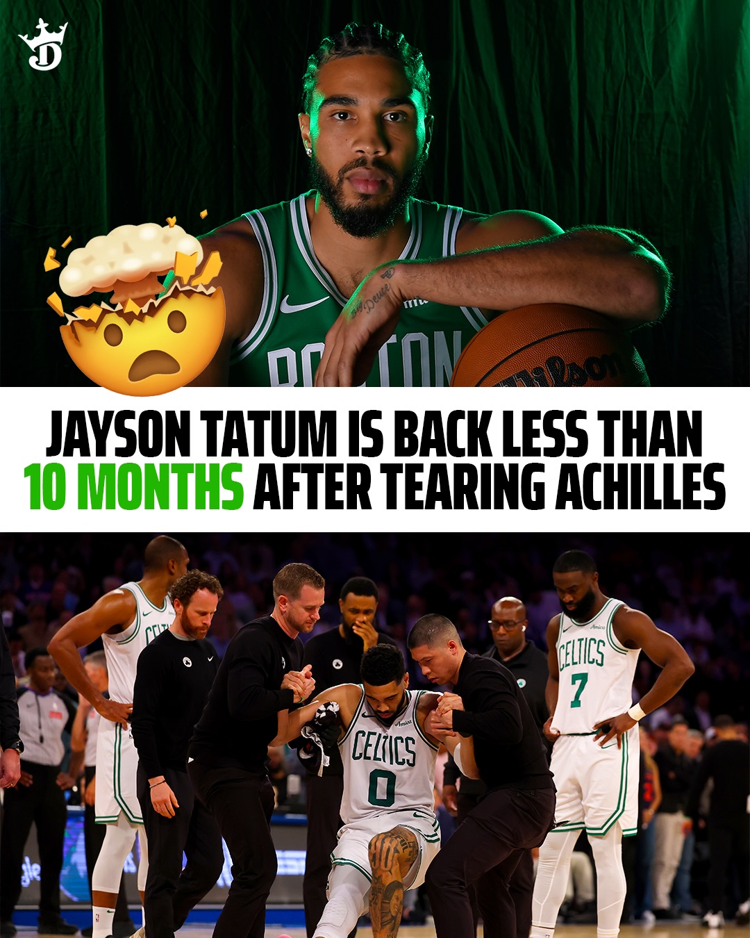 Jayson Tatum isn’t human 

We have Tatum props for tomorrow night’s game against the Mavericks live on site