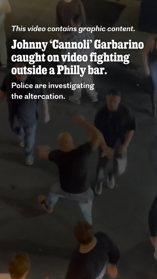 Bareknuckle fighter Johnny “Cannoli” Garbarino sparked a melee outside of Barstool Sansom Street last weekend.

A police spokesperson told the Inquirer that the case is being investigated by Central Detectives.

Get more details on the incident at the link in @phillyinqsports’ bio.

📝 by William Bender and Max Marin / Staff
✂️ by Vaughn Johnson / Staff
🎥 by Obtained by The Inquirer