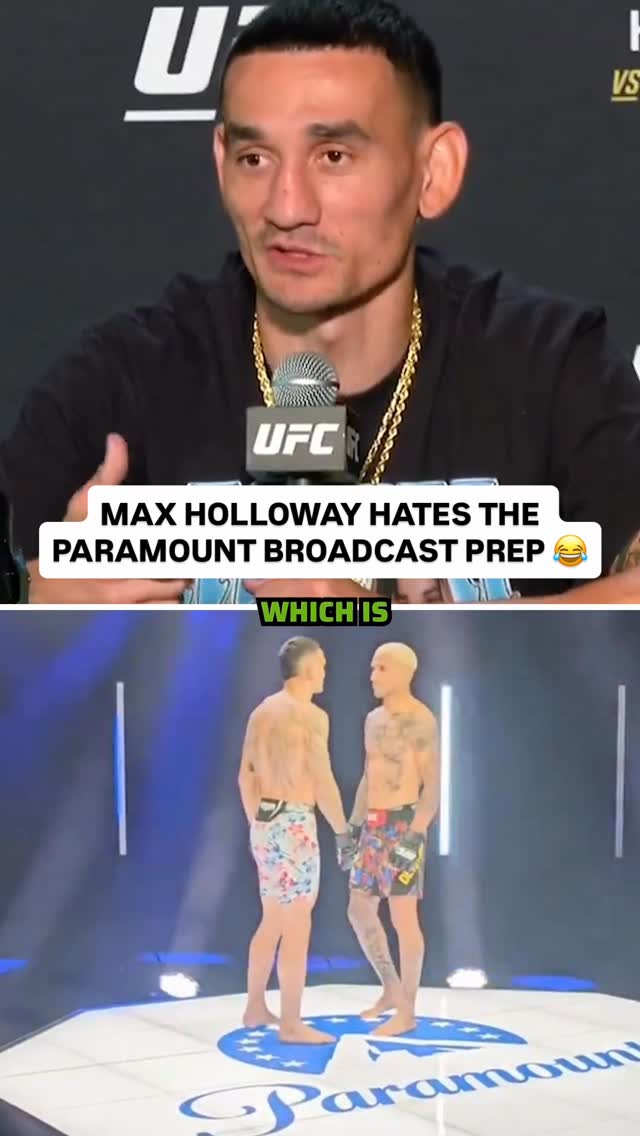 Max Holloway is sick of face offs against Charles Oliveira 😂

(via @happypunch)
